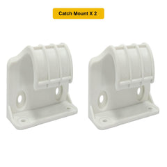SPACEANY screws replacement in white ensure sturdy, permanent mounting for gates.