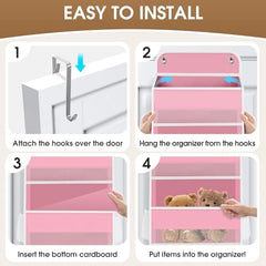 SpaceHacks 4-tier storage pockets for clothes, toys, and daily essentials.