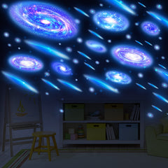 Spakon glow-in-the-dark stars sheets 4 deliver stellar ceiling ambience and nocturnal atmosphere.