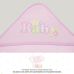 Spasilk baby washcloths pink closeup texture highlights gentle cleansing for delicate skin