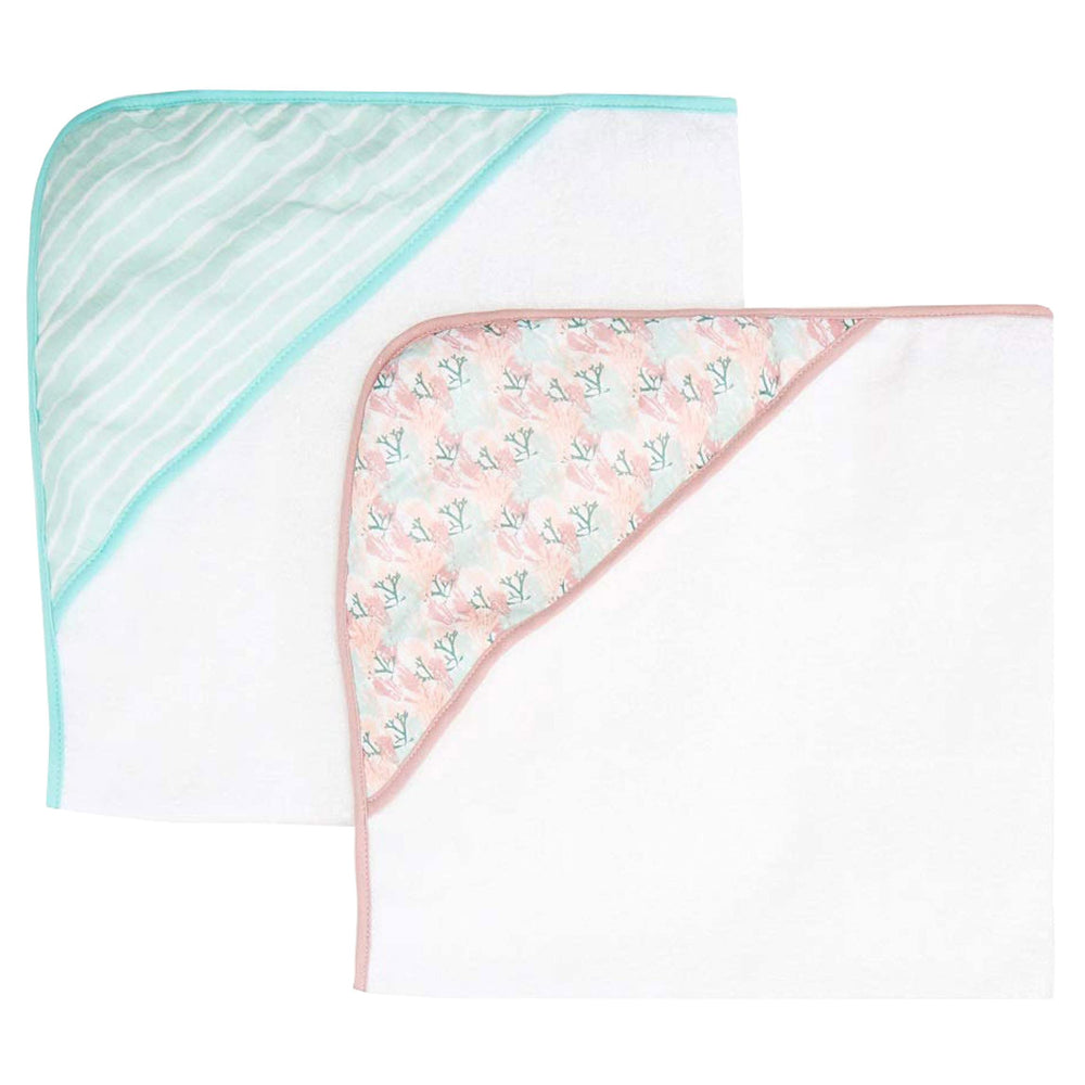 Spasilk extra plush hooded towel close-up showing soft terry fabric for gentle drying.