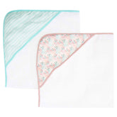 Spasilk extra plush hooded towel close-up showing soft terry fabric for gentle drying.