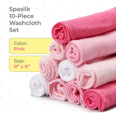 Spasilk washcloth texture closeup highlights gentle grip