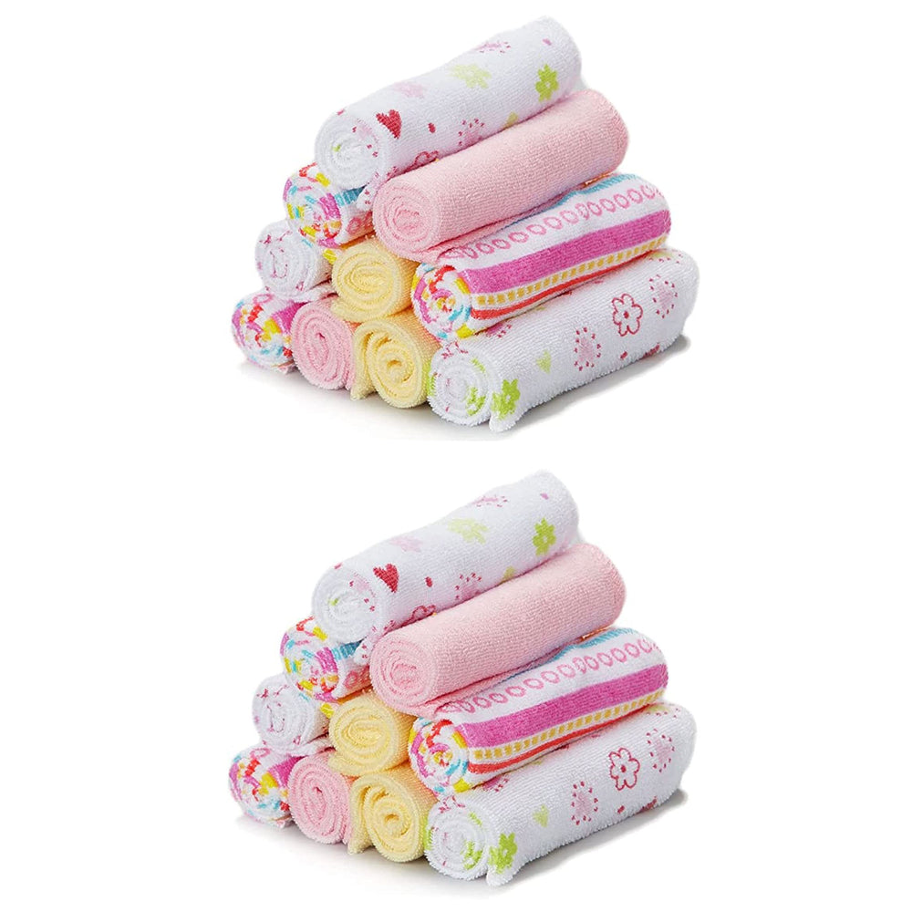 Spasilk washcloth wipes soft-terry 20-pack in a cozy bath setting for gentle baby cleansing.