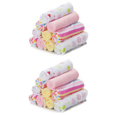 Spasilk washcloth wipes soft-terry 20-pack in a cozy bath setting for gentle baby cleansing.