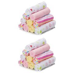 Spasilk washcloth wipes soft-terry 20-pack in a cozy bath setting for gentle baby cleansing.