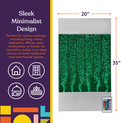 Special Supplies Bubble Wall stainless-steel frame highlights durable design