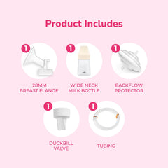 Spectra baby bottles set with lids highlighting spill-free feeding options