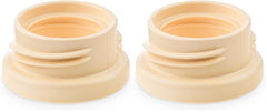 Spectra bottle adapter for narrow bottles, pack of 2, enables direct pumping into compatible bottles.