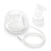 Spectra CaraCups wearable milk collection in bra enables hands-free pumping.