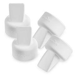 SPECTRA duckbill valve pack4 pack-shot showing four silicone valves for replacement