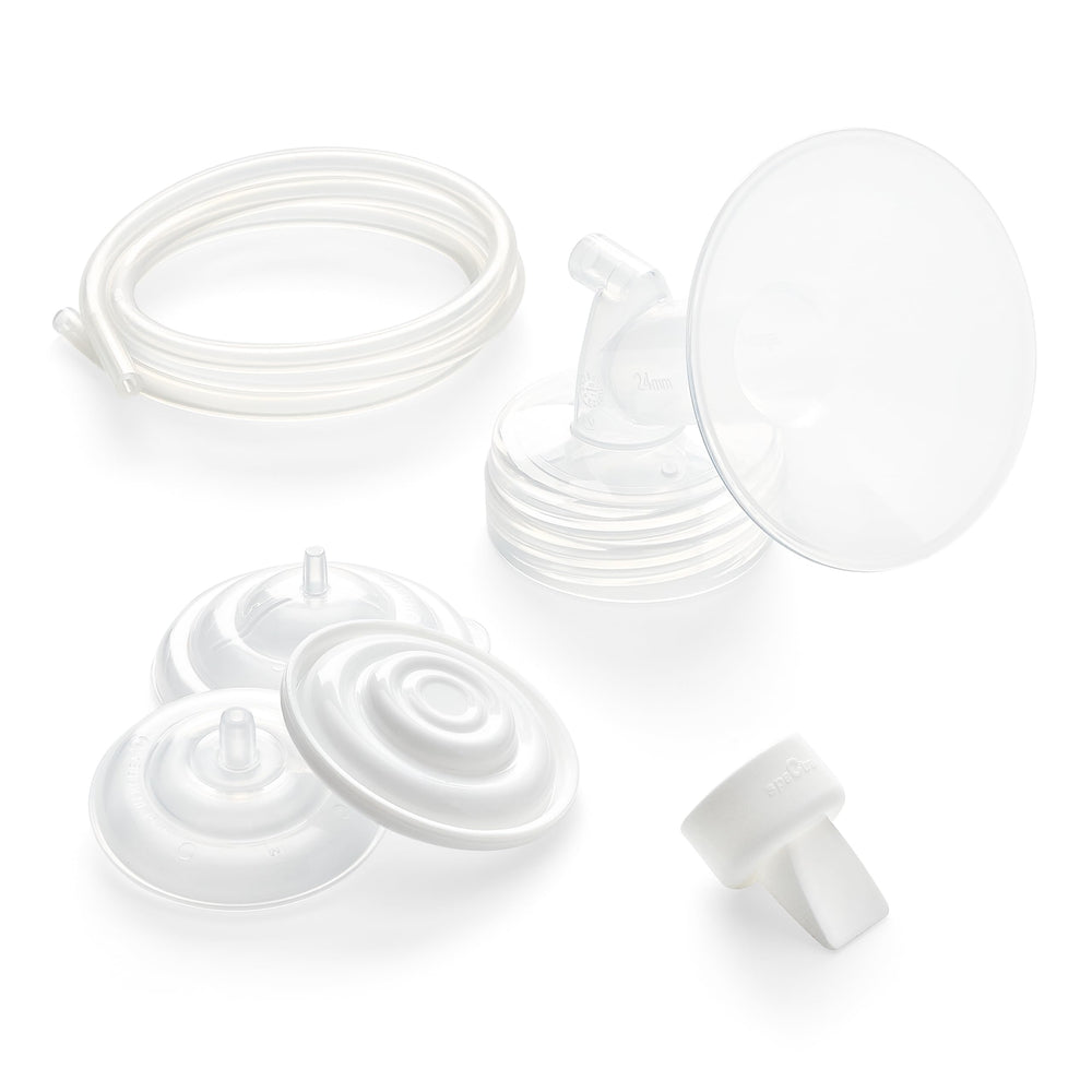 Spectra Wide Breast Shield Set 24mm compatibility demonstrates pump versatility with S1, S2, and related models.