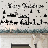 Spiareal nativity wall decal sheet 1 for quick festive room decor