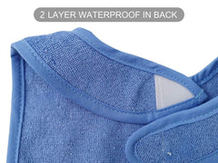 SPINFOX double-sided terrycloth bib highlights soft absorbent fabric