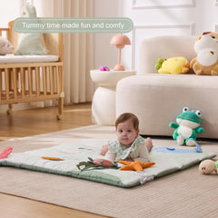 Spirich padding close-up shows extra-soft comfort for babies.