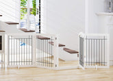 Spirich dog gate wide entrance demonstrates versatile use for doorways and hallways
