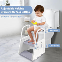 Spluvvly potty seat anti-splash guard helps keep clothing clean during use.