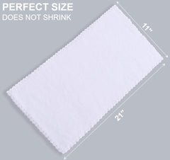 Spotted Play burp cloths are machine-washable for easy cleanup after spills