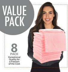 Spotted Play coral fleece texture close-up highlights soft skin-friendly fabric for delicate baby skin