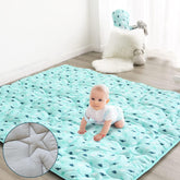 Springspirit baby play mat 71x59 full coverage for spacious crawling and playtime