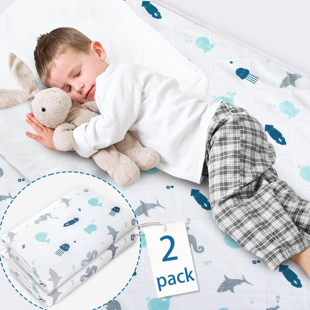 SPRINGSPIRIT bed pad with three-layer protection and absorbent surface for reliable spill containment.