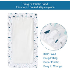 SPRINGSPIRIT mini crib sheet 39x27x5 tailored for portable cribs