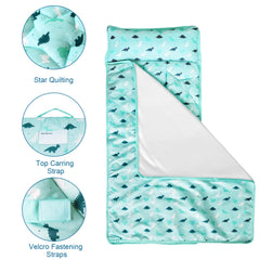 SPRINGSPIRIT nap mat carrying handle enables easy transport to daycare.