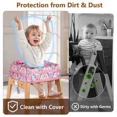 Sprouterie high chair cover three-layer padding adds comfort during meals