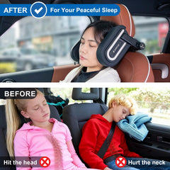 Spurtar memory foam neck pillow with breathable vents for cooler travel.