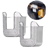SQDWYGUO wall-mounted wet wipes dispenser installation showing easy no-drill setup