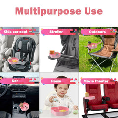 SSPONT spill-proof edge keeps snacks contained during car rides