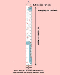 SSYYGET growth chart cloth ruler for precise height tracking on durable writing surface