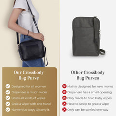 STAËLL gold hardware detail adds luxury vibe to practical diaper bag