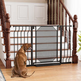 StairsFit 29-48 inch baby gate extension pieces adapt to wide stair openings.