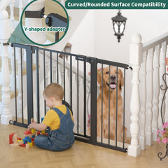 StairsFit bottom cat door allows small pets to pass while children stay contained.