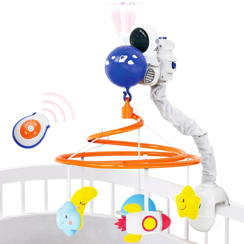 STAPAW baby crib mobile music box soothing melodies for peaceful naps.