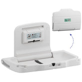 Stardrix Panda Care wall-mounted station folded for compact storage.
