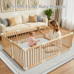 STARUIA Baby Play Mat 59x79 dimensions displayed for a large play area