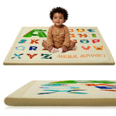 STARUIA Baby Play Mat with memory foam contour, 50x50 coverage for comfy tummy time