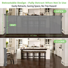 Stcockis indoor outdoor gate application shows versatile usage in hallways and decks.