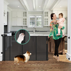 Stcockis reinforced 60-wide gate top rod support prevents sagging during use.