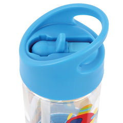 Stephen Joseph Flip Top closure prevents leaks and keeps straw clean.