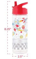 Stephen Joseph Kids Sip and Snack Bottle with leak-proof spout prevents messes
