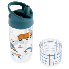 Stephen Joseph Kids Sip and Snack Bottle with detachable snack cup for easy access