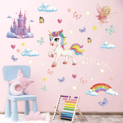Sticeard wall decals stars hearts add sparkle to playrooms.