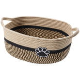 STOBSK small woven basket with handle for easy organization.