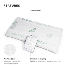 Stokke JetKids CloudSleeper air mesh cover showing breathable comfort