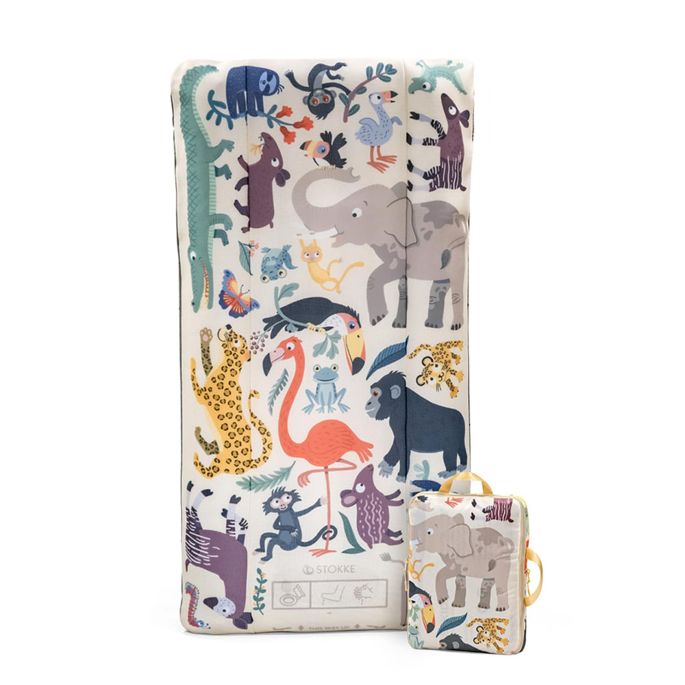 Stokke JetKids CloudSleeper Animal Family design for cozy travel sleep