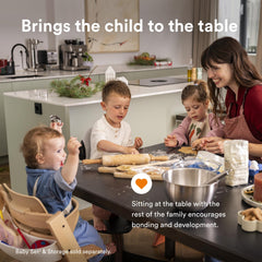 Stokke Tripp Trapp Chair whitewash ergonomic back support for proper posture