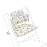 Stokke Tripp Trapp Classic Cushion 2 Disney Lion King Jungle close-up fabric for cozy seating